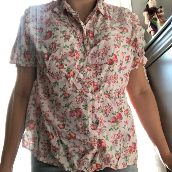 Floral Button Up - Picture 3 of 4